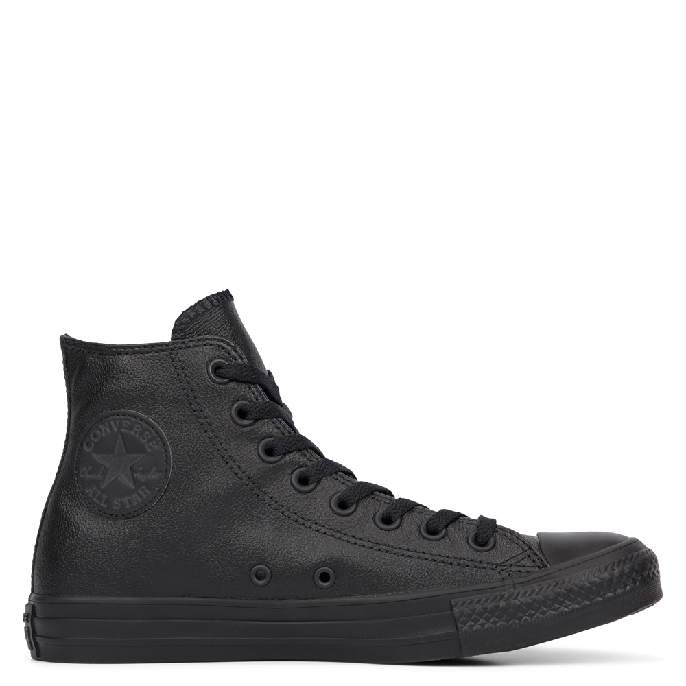 chuck taylor all star black leather